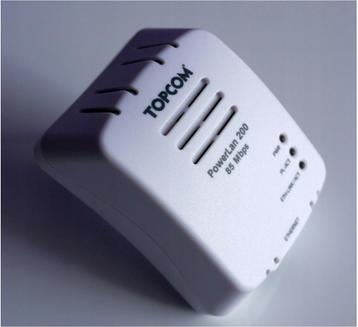 Topcom powerline 200 adaptor 85 mbps beschikbaar voor biedingen