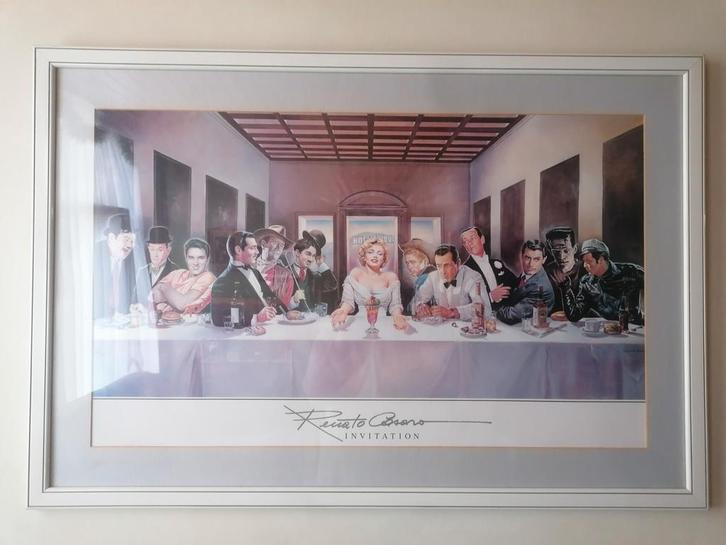 La Cène (Renato Casaro), Maison & Meubles, Accessoires pour la Maison | Peintures, Dessins & Photos, Enlèvement ou Envoi