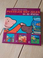 Puzzelen met Jules en de dieren, Kinderen en Baby's, Speelgoed | Kinderpuzzels, Ophalen of Verzenden, Minder dan 10 stukjes, Gebruikt
