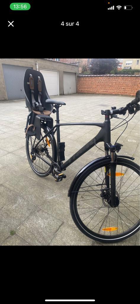 Velo Trek Dual Sport 3 EQ XL + siege enfant + cadenas abus, Fietsen en Brommers, Overige Fietsen en Brommers, Ophalen