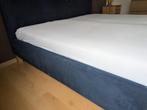 Mooi bed te koop, Huis en Inrichting, Slaapkamer | Bedden, Ophalen, Blauw, Tweepersoons, Zo goed als nieuw