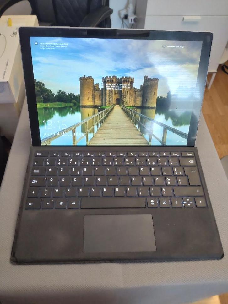 Microsoft Surface Pro 5 tablette 2-en-1, Computers en Software, Windows Tablets, Gebruikt, Wi-Fi, 13 inch of meer, 256 GB, Uitbreidbaar geheugen