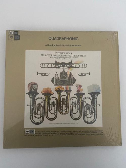 E. Power Biggs Columbia Brass And Percussion Ensemble 1972, Cd's en Dvd's, Vinyl | Klassiek, Zo goed als nieuw, Barok, Orkest of Ballet