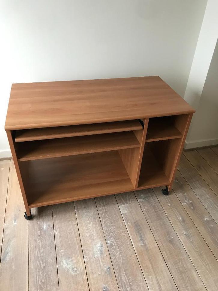 bureaumeubel, Huis en Inrichting, Bureaus, Zo goed als nieuw, Bureau, Met wielen, Ophalen