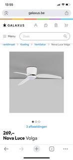Nova Luce lamp met ventilator, Ophalen, Nieuw, Overige materialen
