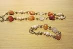 halsketting met bijpassende armband, Ophalen, Zo goed als nieuw, Overige kleuren, Steen of Mineraal