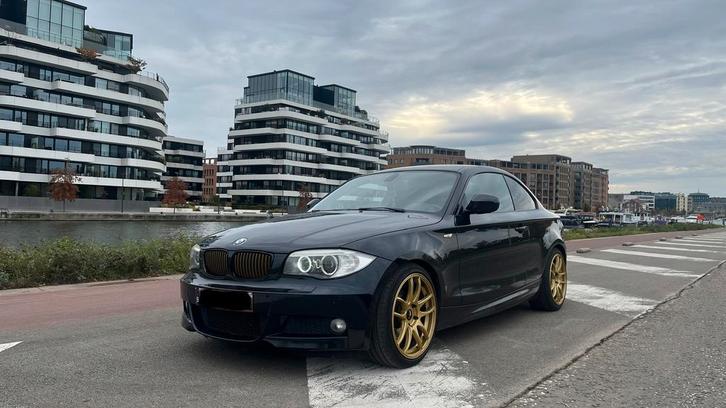 Bmw 120i M coupe automaat, Auto's, BMW, Particulier, Benzine, Euro 5, Coupé, 3 deurs, Automaat, Zwart, Zwart, Leder, Achterwielaandrijving