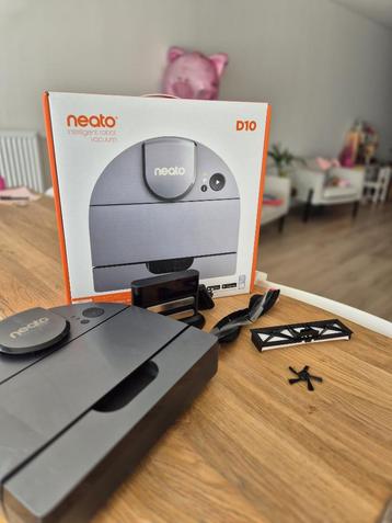 Robotstofzuiger – Neato D10 en met nieuwe accessoires, Electroménager, Réservoir, Comme neuf, Enlèvement, Aspirateur robot