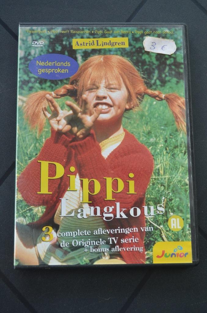 Pippi langkous de originele tv serie (groen), Cd's en Dvd's, Dvd's | Kinderen en Jeugd, Gebruikt, Tv fictie, Avontuur, Alle leeftijden