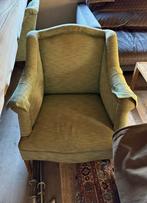 Eenzit in stof, Huis en Inrichting, Fauteuils, Ophalen, Gebruikt, Minder dan 75 cm, Landelijke stijl