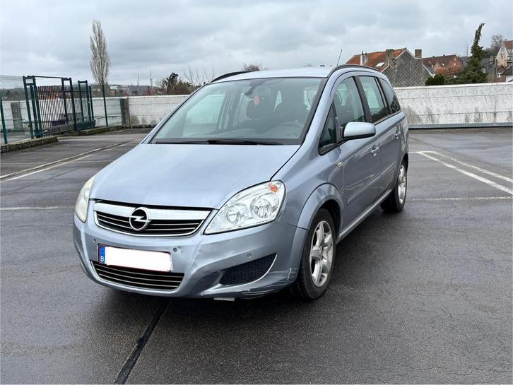 Opel Zafira 1.7 cdti, Autos, Opel, Particulier, Zafira, Diesel, Euro 4, MPV ou Monospace, 5 portes, Boîte manuelle, Bleu, Gris