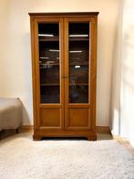 vintage houten vitrinekast / kast, Antiek en Kunst, Ophalen of Verzenden