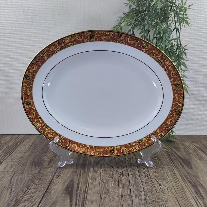 Wedgwood Persia Serveerschaal Ovaal 36x28cm, Antiek en Kunst, Antiek | Servies los, Ophalen of Verzenden