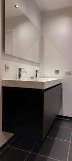 Badkamermeubel met spiegel Alke 1m40x54x64 (bdh), Huis en Inrichting, Badkamer | Complete badkamers, Ophalen, Zo goed als nieuw