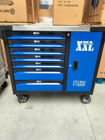 F-tools gereedschapswagen 7 lades 7 - top gevuld. nieuw!!! beschikbaar voor biedingen