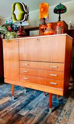 Prachtige vintage barkast, Antiek en Kunst, Ophalen of Verzenden