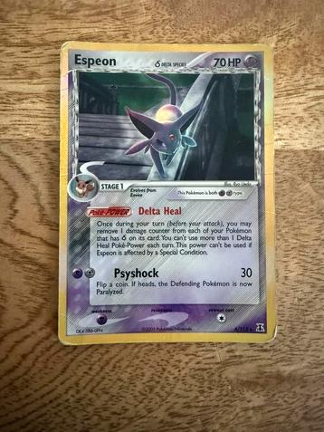 Espeon 4/113 (delta species, 2005), Enlèvement ou Envoi, Utilisé