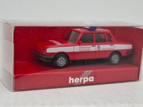 Wartburg 353 brandweer - Herpa 1/87, Hobby en Vrije tijd, Modelauto's | 1:87, Zo goed als nieuw, Auto, Herpa, Verzenden