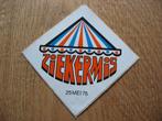 Vintage Sticker Ziekermis 25 Mei '75 Kermis, Verzamelen, Ophalen of Verzenden, Nieuw, Overige typen