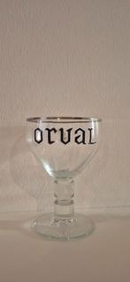 Orval Trappist Bierglas - Iconische Kelk met Zilveren Rand, Ophalen