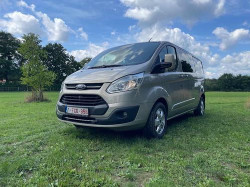 Ford Transit Custom L2 6pl Full option ! VERLAAGDE PRIJS, Auto's, Ford, Particulier, Transit, ABS, Achteruitrijcamera, Adaptieve lichten