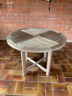teak meubelen, Tuin en Terras, Tuintafels, Ophalen, Gebruikt, Rond, Teakhout