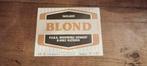 Bierlabel van de brouwerij Blonde Isebaert, Verzamelen, Verzenden, Zo goed als nieuw, Overige typen, Overige merken