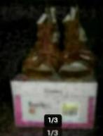 Chaussures ouvertes brun-clair à talons 41 NEUVES, Pumps, Bruin, Nieuw, Ophalen of Verzenden