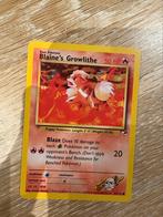 Blaine’s growlithe gym heroes, Hobby en Vrije tijd, Verzamelkaartspellen | Pokémon, Ophalen of Verzenden