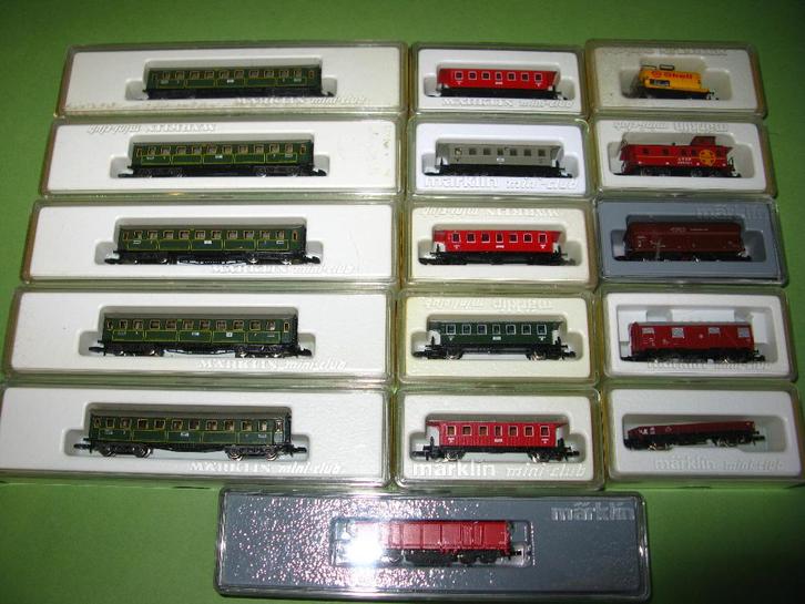 MARKLIN Z-spoor : wagons & rijtuigen, Hobby en Vrije tijd, Modeltreinen | Overige schalen, Zo goed als nieuw, Wagon, Gelijkstroom