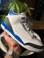Jordan 3 racer blue 45,5, Kleding | Heren, Blauw, Ophalen of Verzenden, Zo goed als nieuw, Nike air jordan