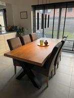 Boomstamtafel + stoelen, Enlèvement, Comme neuf