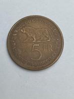 Congo belge 5 francs 1936 Leopold 3, Envoi