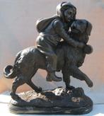 Enorme zware brons A. Moreau., Bronze, Enlèvement