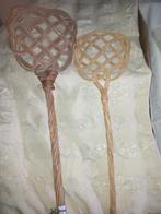 2 Tapettes à tapis art déco en osier. années 1920-1940, Enlèvement ou Envoi