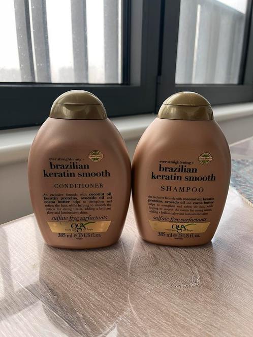 OGX brazilian keratin smooth shampoo en conditioner nieuw, Handtassen en Accessoires, Uiterlijk | Haarverzorging, Nieuw, Ophalen