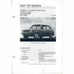 Fiat 127 Nuova Vraagbaak losbladig 1977-1979 #2 Nederlands, Livres, Autos | Livres, Utilisé, Enlèvement ou Envoi
