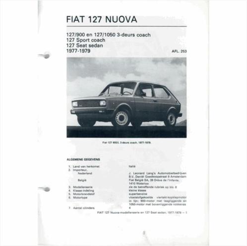 Fiat 127 Nuova Vraagbaak losbladig 1977-1979 #2 Nederlands, Boeken, Auto's | Boeken, Gelezen, Ophalen of Verzenden