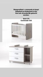 Commode + meegroeibed, Kinderen en Baby's, Kinderkamer | Complete kinderkamers, Ophalen, Gebruikt, Jongetje of Meisje