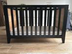 babybed Bopita zwart/hout, Ophalen, 70 tot 85 cm, 140 tot 160 cm, Zo goed als nieuw