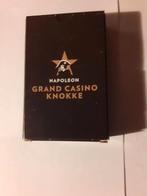 Nouveau livre cartes à jouer, Grand Casino Knokke, Napoléon, 1 ou 2 joueurs, Enlèvement ou Envoi, Cartamundi, Neuf