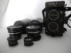 Yashica mat 124G met tv-additief en groothoek, Audio, Tv en Foto, Fotocamera's Analoog, Ophalen of Verzenden, Gebruikt, Spiegelreflex