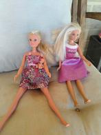 Barbie poppen één zwanger, met baby, Kinderen en Baby's, Speelgoed | Poppen, Ophalen, Zo goed als nieuw, Barbie