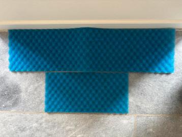 3x Filter Noppen Schuim 50 x 50 x 2 cm Fijn beschikbaar voor biedingen