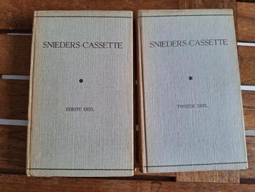 Oude boeken Snieders-Cassette Deel 1 en Deel 2.