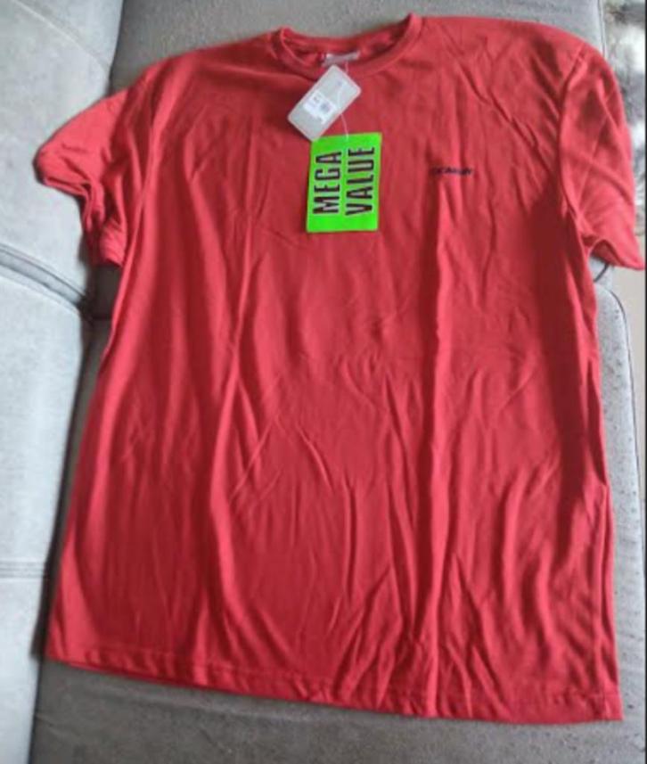 T-shirt 'Donnay rouge' L NEUF, Kleding | Heren, T-shirts, Nieuw, Maat 52/54 (L), Rood, Ophalen of Verzenden