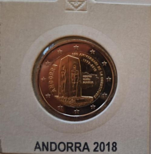 Andorre 2 euros 2018, Timbres & Monnaies, Monnaies | Europe | Monnaies euro, Monnaie en vrac, 2 euros, Autres pays, Enlèvement ou Envoi