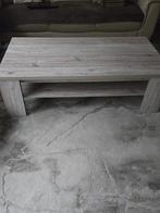 Table basse de salon moderne – effet bois gris, Maison & Meubles, 100 à 150 cm, Moins de 50 cm, Comme neuf, Enlèvement