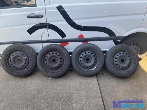 FORD FUSION stalen velgen en banden set 4x108 15 inch, Auto-onderdelen, Overige Auto-onderdelen, Ford, Gebruikt, Ophalen
