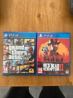 GTA 5 + Red dead redemption 2 - jeux PS4, Enlèvement ou Envoi, Utilisé